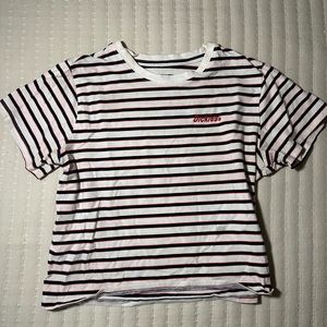 Small Dickies Top With Red and Blue Stripes